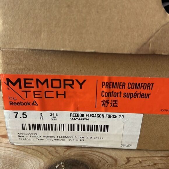 Reebok women's Flexagon Force 2.0 Cross Trainer white size 7.5 NEW in box - Picture 9 of 9